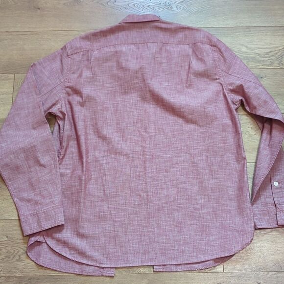 J Crew Shirt Mens Large Woven Long Sleeve Button Up Workshirt Pockets - Picture 8 of 8